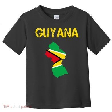 Guyana Map Flag Of Guyana Toddler T-Shirt