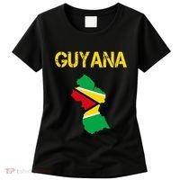 Guyana Map Flag Of Guyana Women's T-Shirt thumb 0