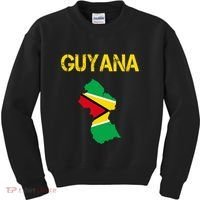 Guyana Map Flag Of Guyana Kids Sweatshirt thumb 0