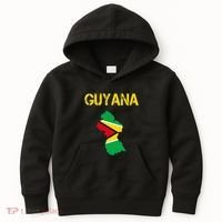 Guyana Map Flag Of Guyana Kids Hoodie thumb 0