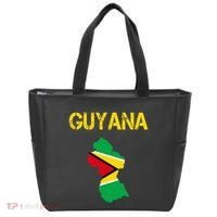 Guyana Map Flag Of Guyana Tote Bag thumb 0