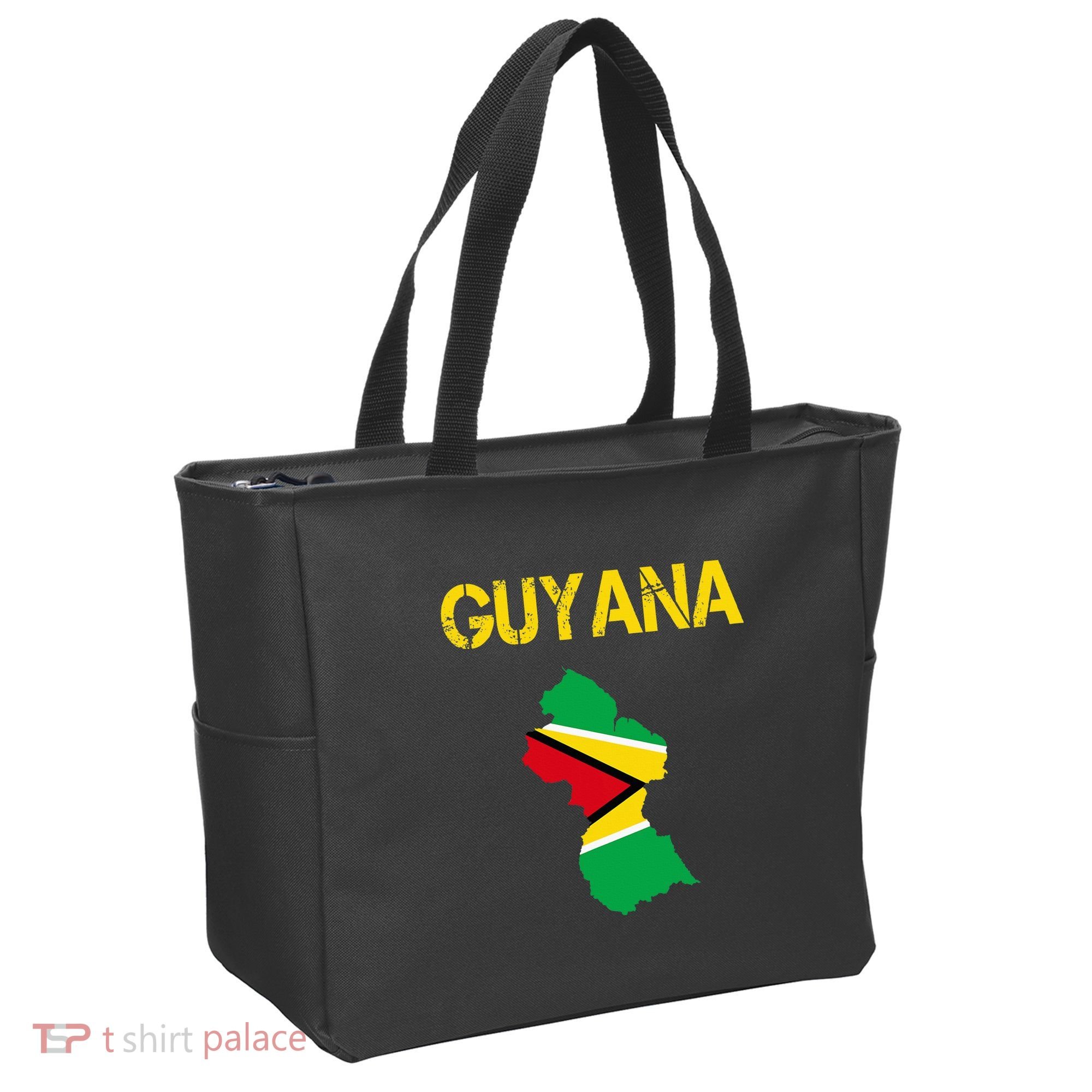 Guyana Map Flag Of Guyana Tote Bag