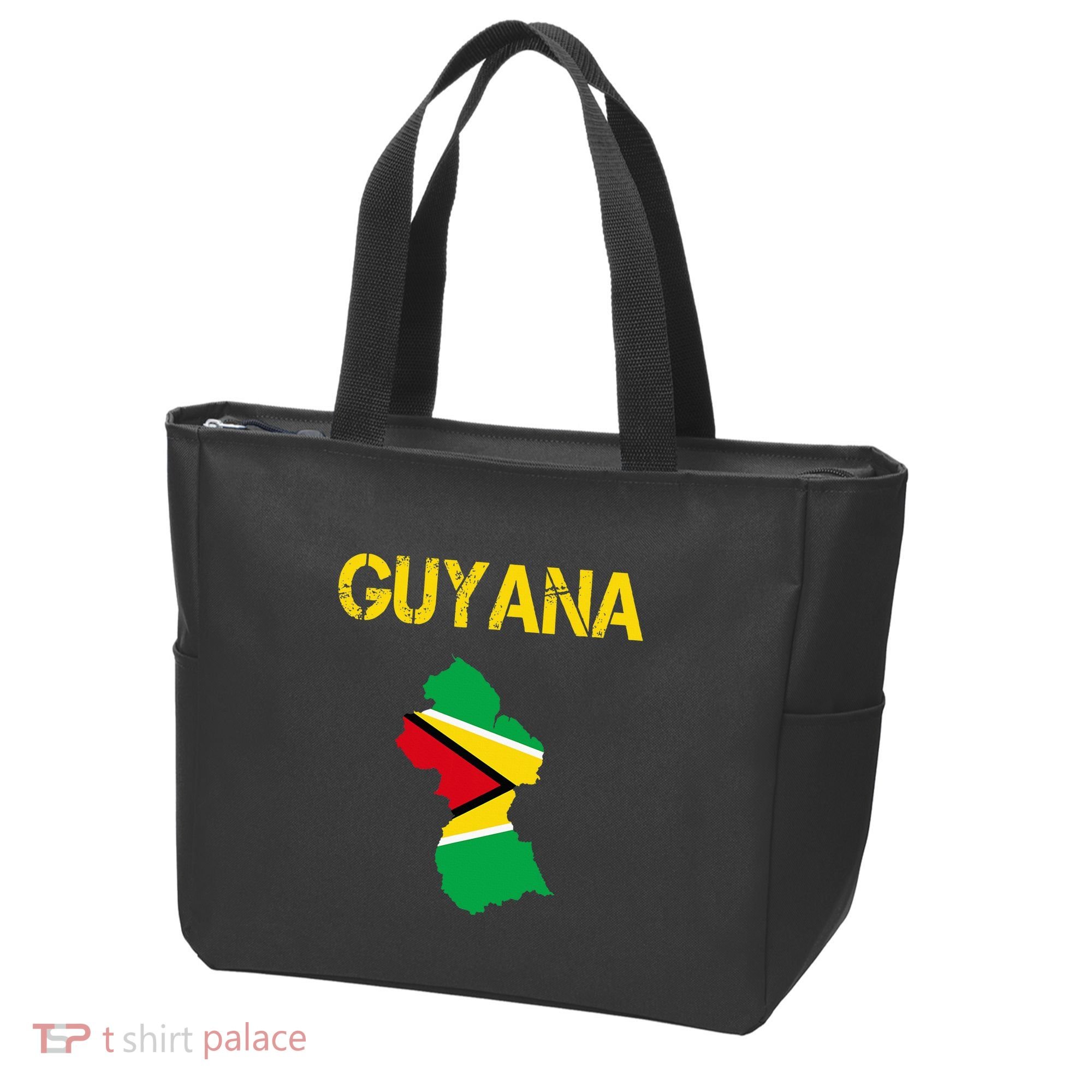 Guyana Map Flag Of Guyana Tote Bag