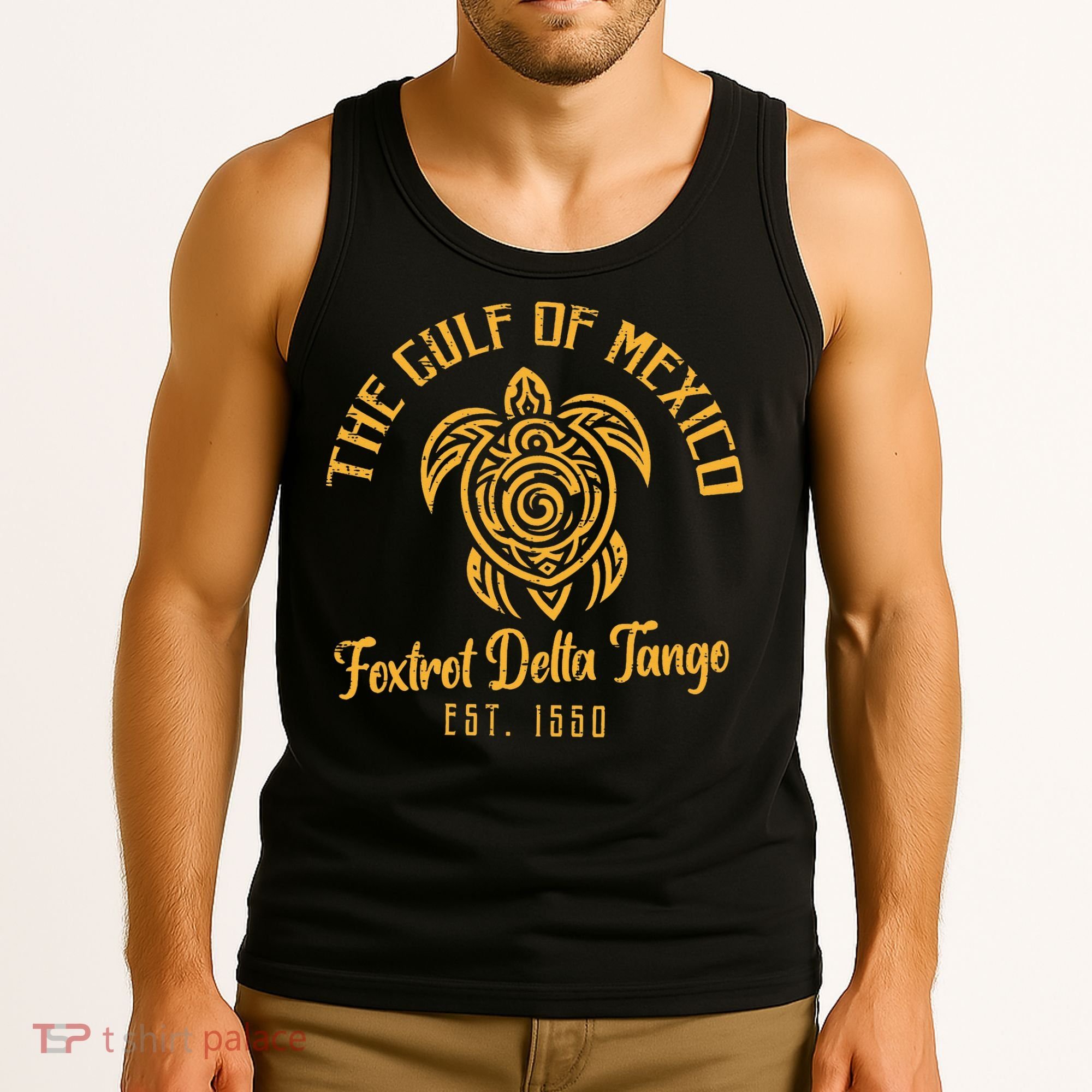 Gulf Mexico Foxtrot Delta Tango Resist Protest Women Tank Top