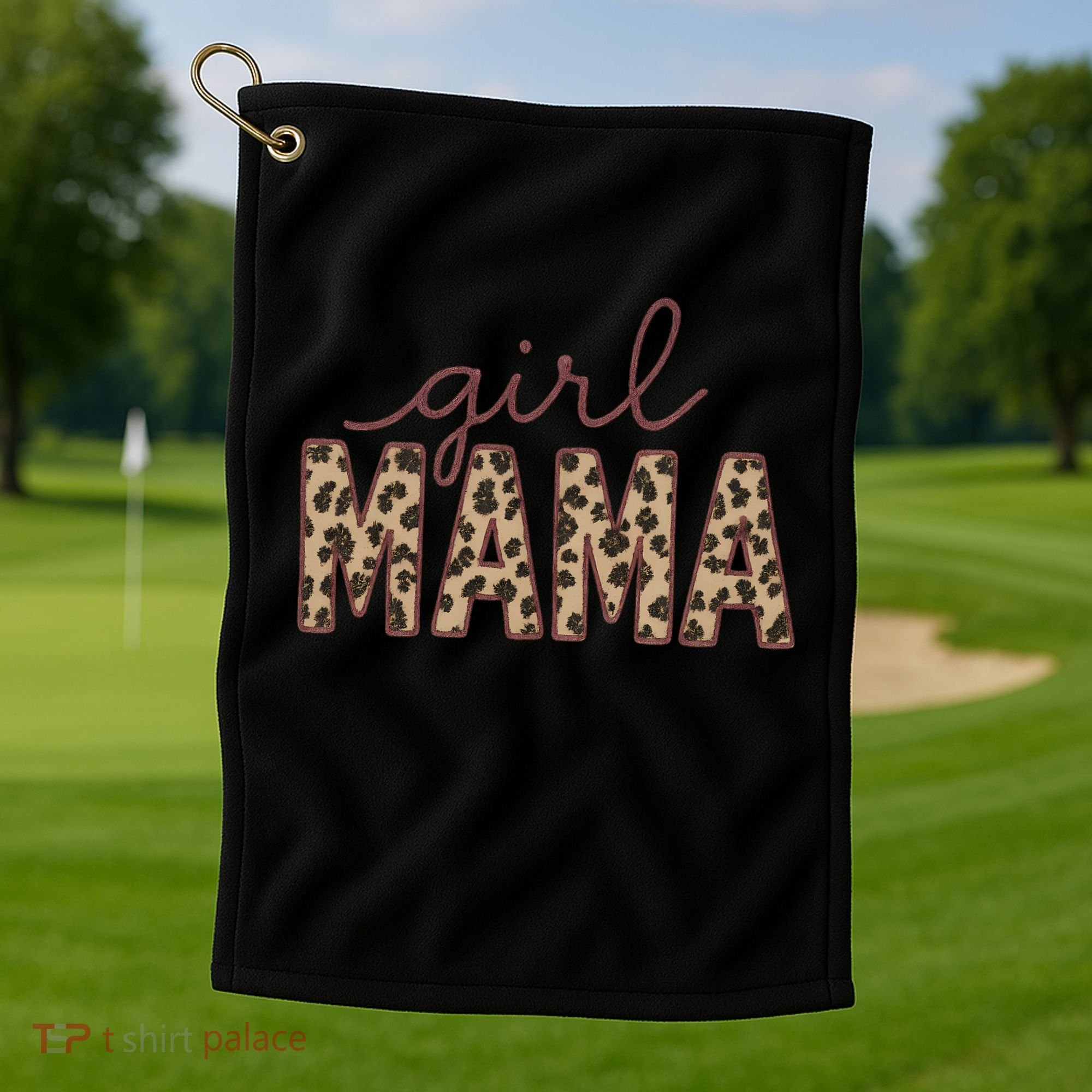 Girl Mama Golf Towel