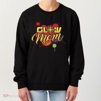 Glow Mom Gift Birthday Party Great Gift Paintball Women's Sweatshirt thumb 0