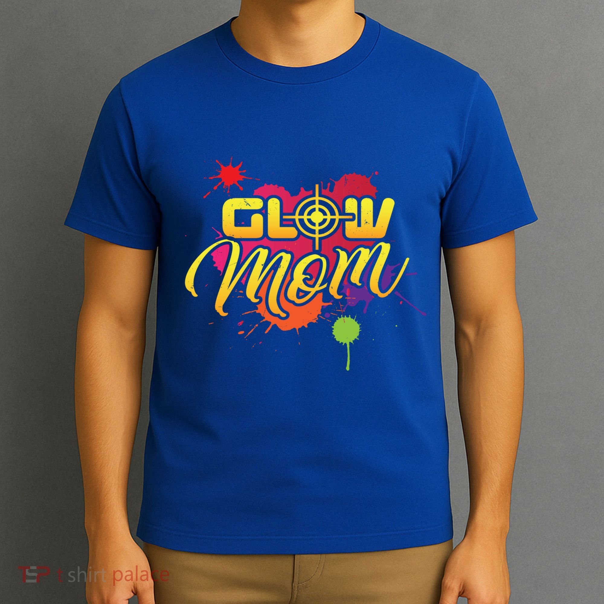 Glow Mom Gift Birthday Party Great Gift Paintball T-Shirt