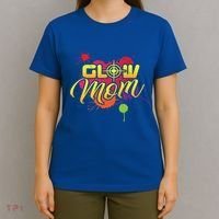 Glow Mom Gift Birthday Party Great Gift Paintball T-Shirt thumb 4