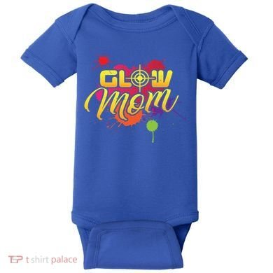 Glow Mom Gift Birthday Party Great Gift Paintball Baby Bodysuit