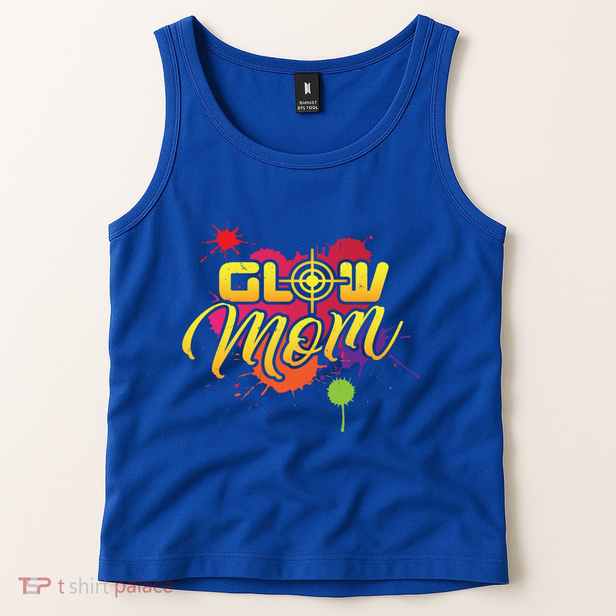 Glow Mom Gift Birthday Party Great Gift Paintball Tank Top