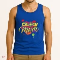 Glow Mom Gift Birthday Party Great Gift Paintball Tank Top thumb 3
