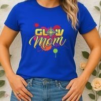 Glow Mom Gift Birthday Party Great Gift Paintball Women's T-Shirt thumb 2