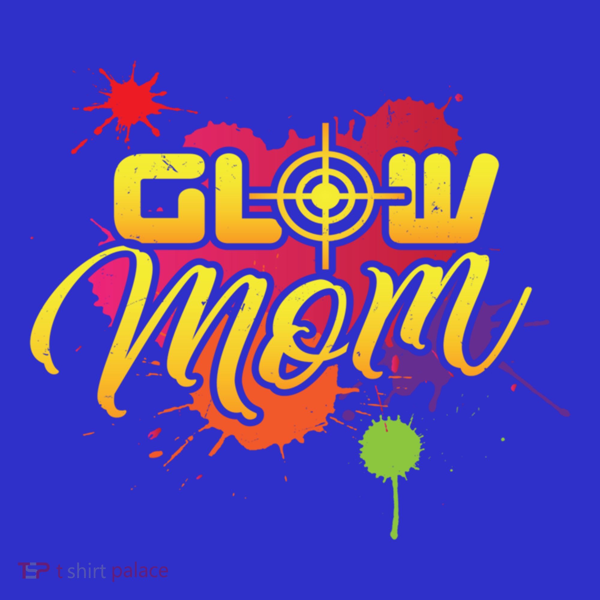 Glow Mom Gift Birthday Party Great Gift Paintball Kids T-Shirt