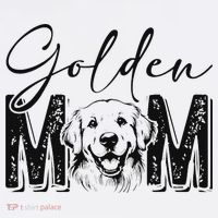 Golden Mom Golden Retriever Lover Dog Mama Funny Retro T-Shirt thumb 7