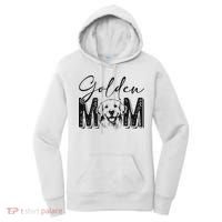 Golden Mom Golden Retriever Lover Dog Mama Funny Retro Women's Hoodie thumb 0