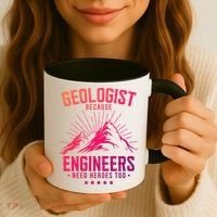 Geology Majors Geologist Because Engineers Need Heroes Too Gift Coffee Mug thumb 3
