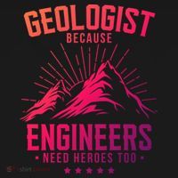 Geology Majors Geologist Because Engineers Need Heroes Too Gift Women's Hoodie thumb 2