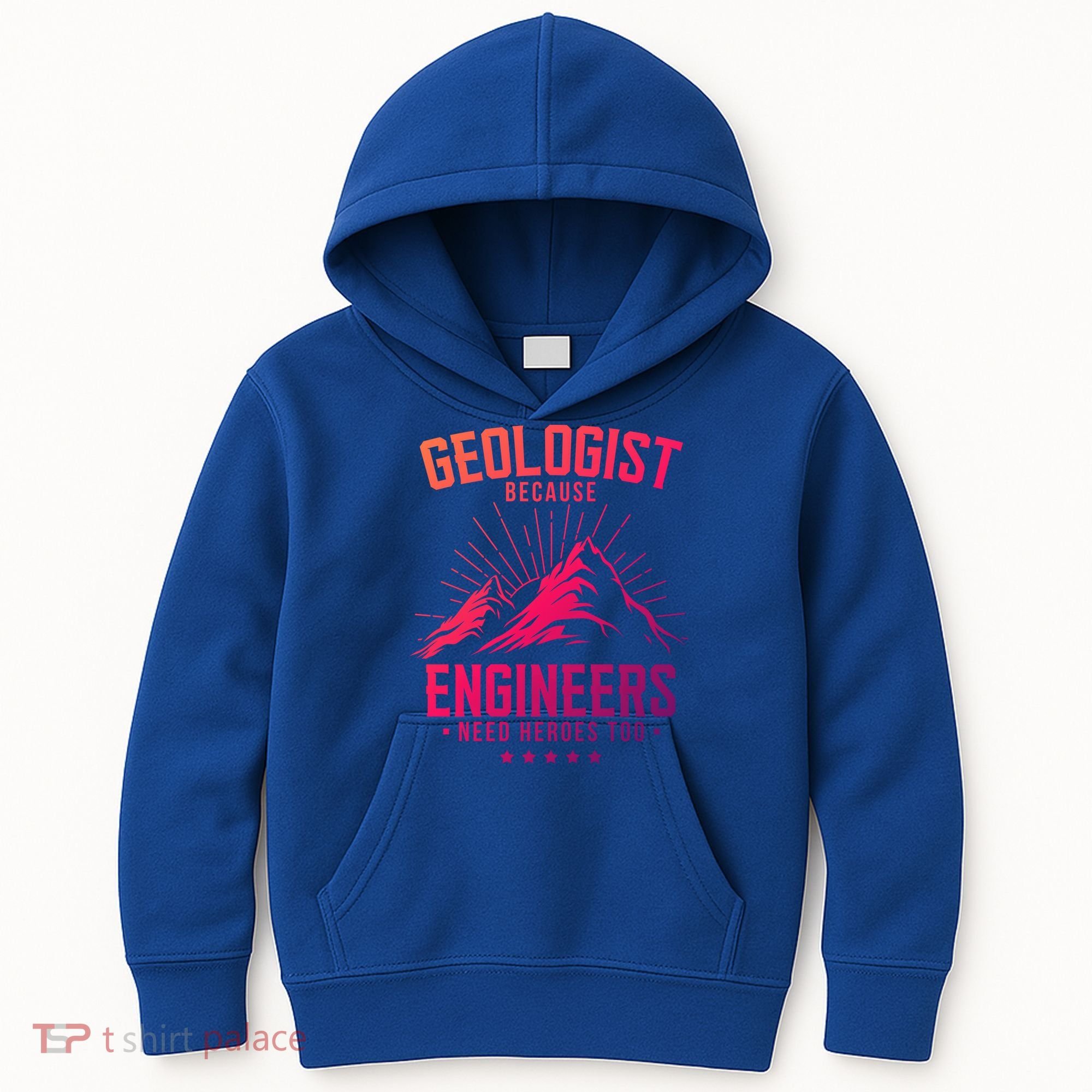 Geology Majors Geologist Because Engineers Need Heroes Too Gift Kids Hoodie