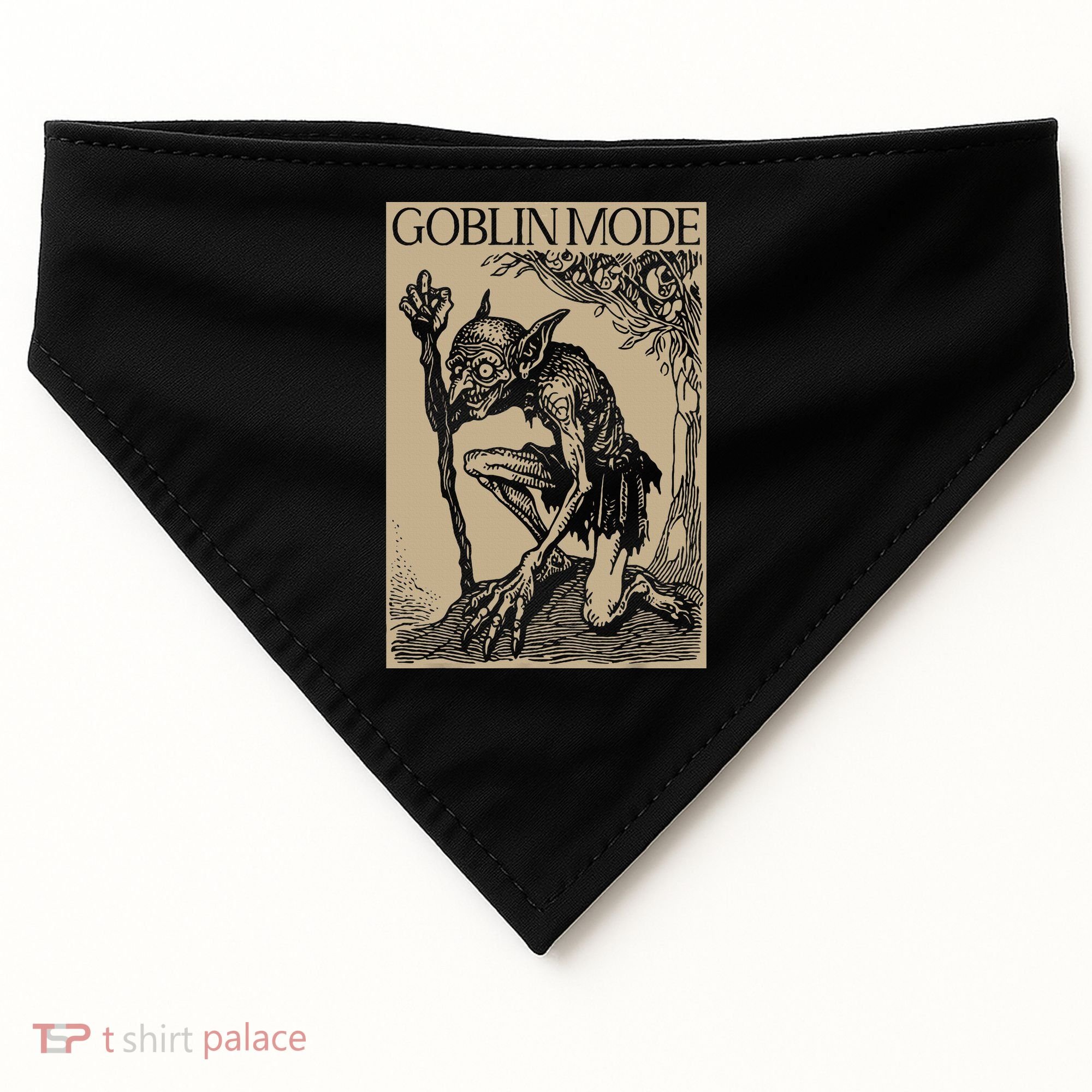 Goblin Mode Goblincore Fairycore Medieval Grunge Aesthetic USA-Made Doggie Bandana