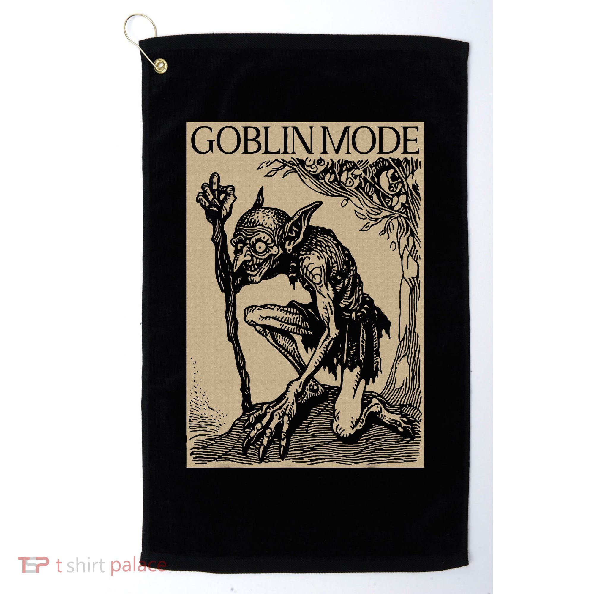 Goblin Mode Goblincore Fairycore Medieval Grunge Aesthetic Golf Towel