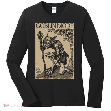 Goblin Mode Goblincore Fairycore Medieval Grunge Aesthetic Women's Long Sleeve Shirt
