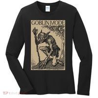 Goblin Mode Goblincore Fairycore Medieval Grunge Aesthetic Women's Long Sleeve Shirt thumb 0
