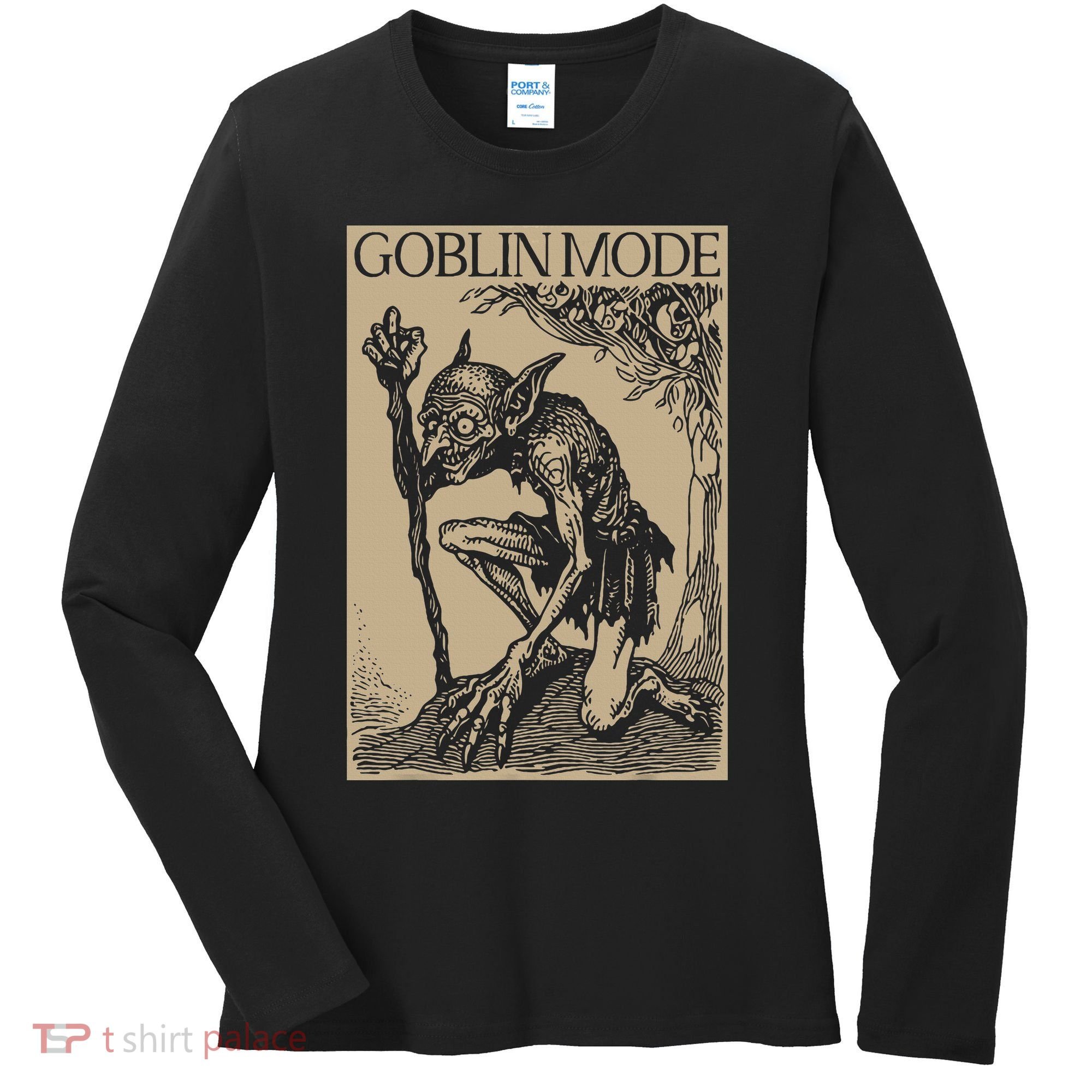 Goblin Mode Goblincore Fairycore Medieval Grunge Aesthetic Women's Long Sleeve Shirt