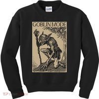 Goblin Mode Goblincore Fairycore Medieval Grunge Aesthetic Kids Sweatshirt thumb 0