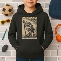 Goblin Mode Goblincore Fairycore Medieval Grunge Aesthetic Kids Hoodie thumb 2