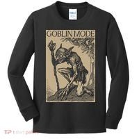 Goblin Mode Goblincore Fairycore Medieval Grunge Aesthetic Kids Long Sleeve Shirt thumb 0