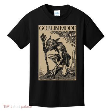 Goblin Mode Goblincore Fairycore Medieval Grunge Aesthetic Kids T-Shirt