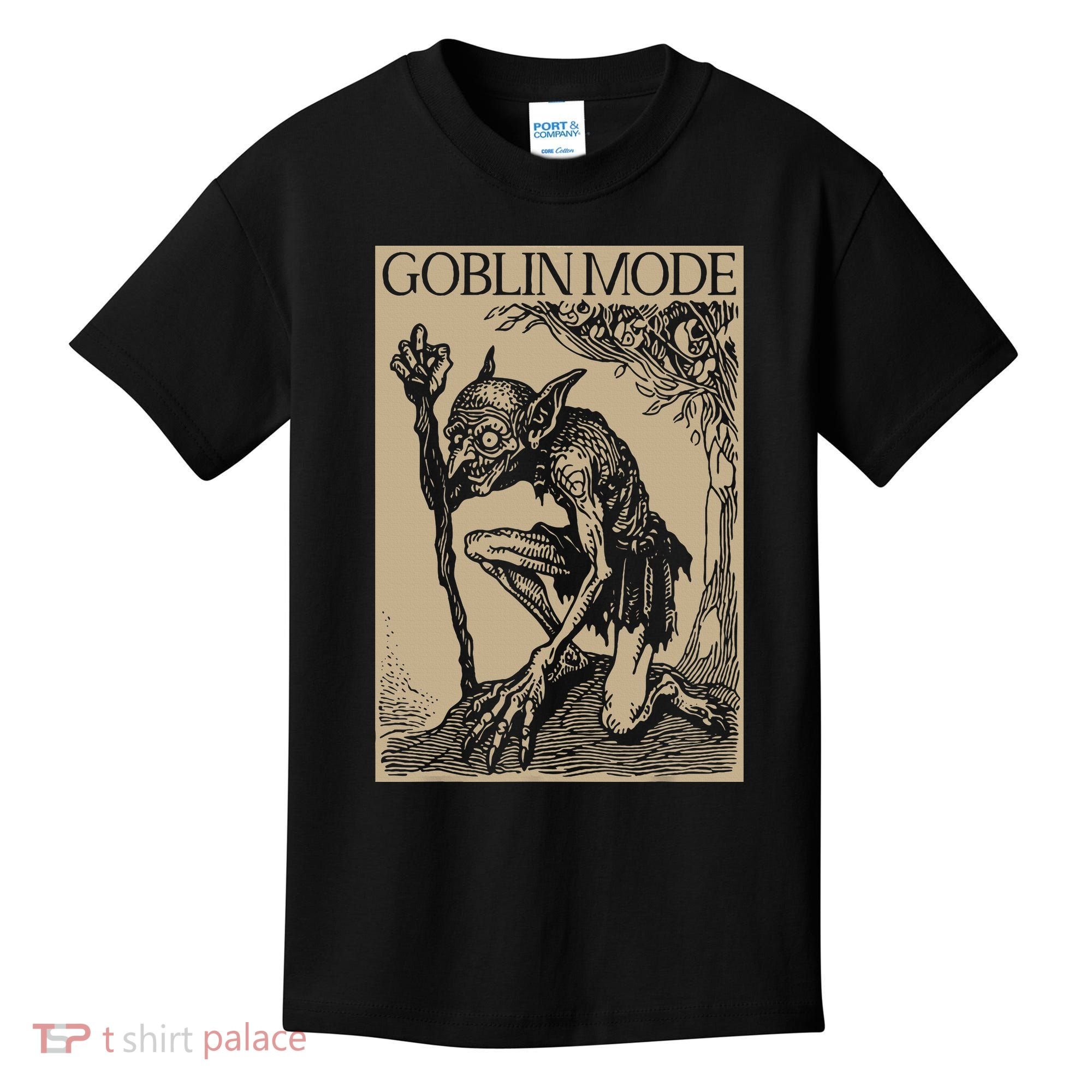 Goblin Mode Goblincore Fairycore Medieval Grunge Aesthetic Kids T-Shirt