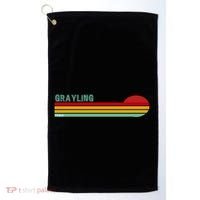 Grayling Michigan Golf Towel thumb 0
