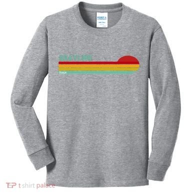 Grayling Michigan Kids Long Sleeve Shirt