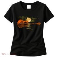 Guitar Meaningful Gift Nature Guitar Lake Shadow Love Women's T-Shirt thumb 0