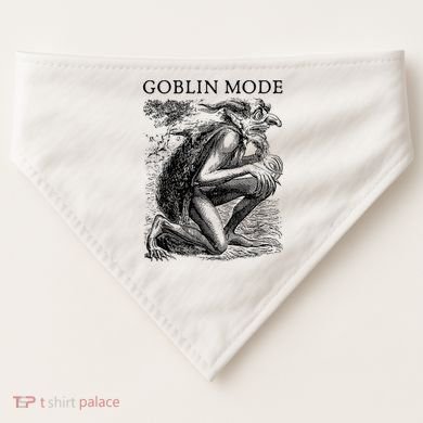 Goblin Mode Goblincore Vintage Aesthetic USA-Made Doggie Bandana