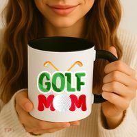 Golf Mom Gift For Mother's Day Coffee Mug thumb 3