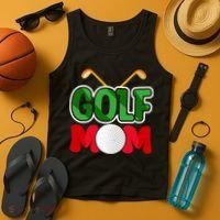 Golf Mom Gift For Mother's Day Tank Top thumb 4