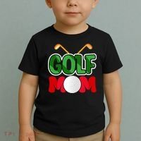 Golf Mom Gift For Mother's Day Toddler T-Shirt thumb 2