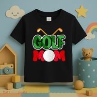 Golf Mom Gift For Mother's Day Toddler T-Shirt thumb 3