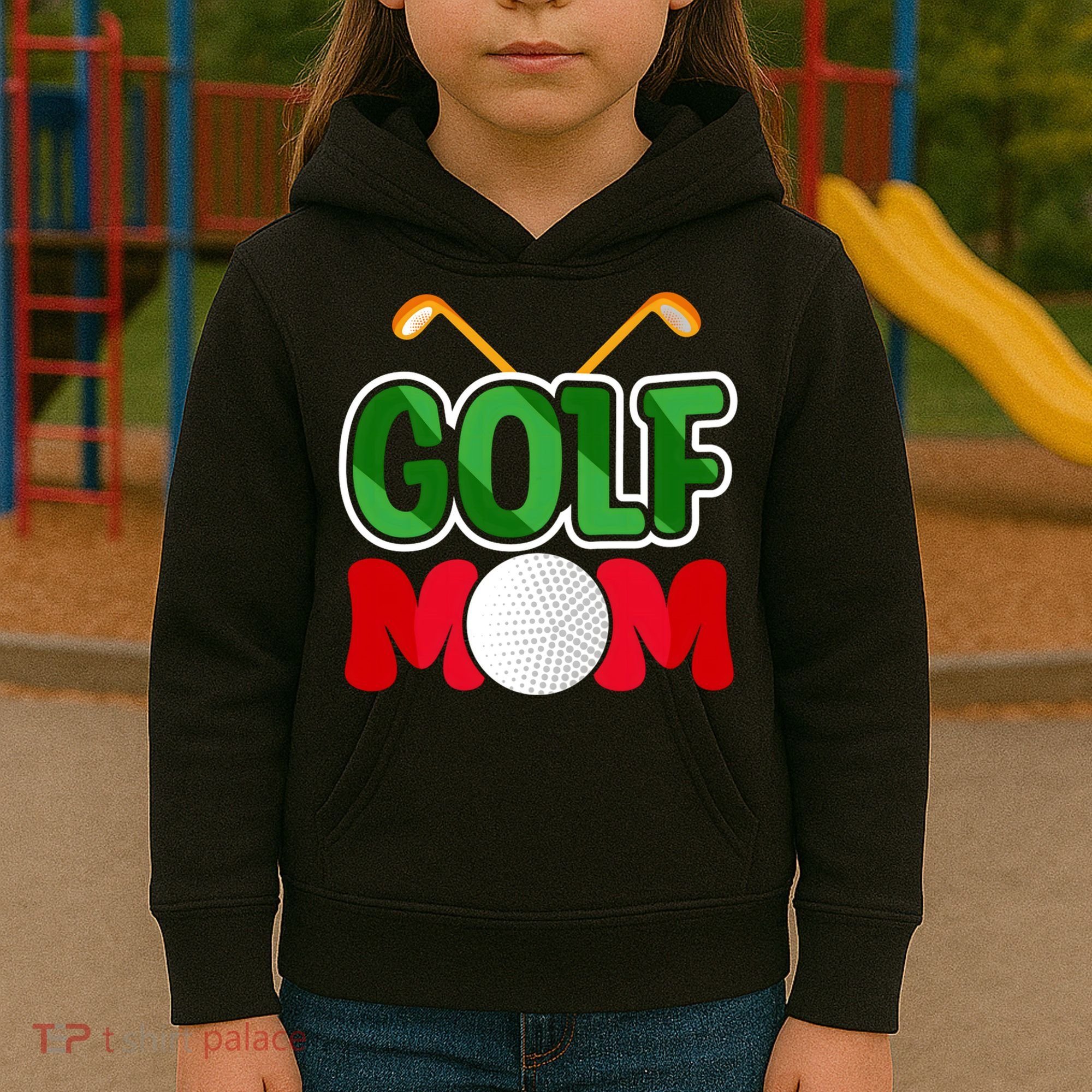 Golf Mom Gift For Mother's Day Kids Hoodie