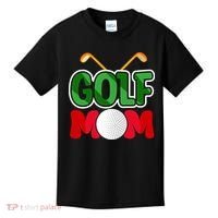 Golf Mom Gift For Mother's Day Kids T-Shirt thumb 0