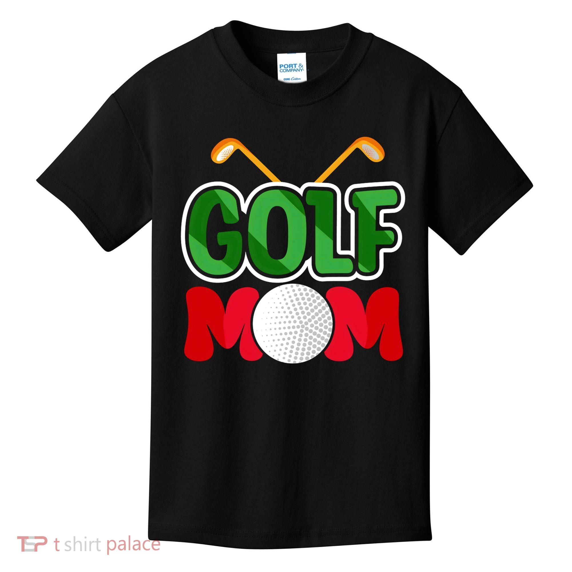 Golf Mom Gift For Mother's Day Kids T-Shirt