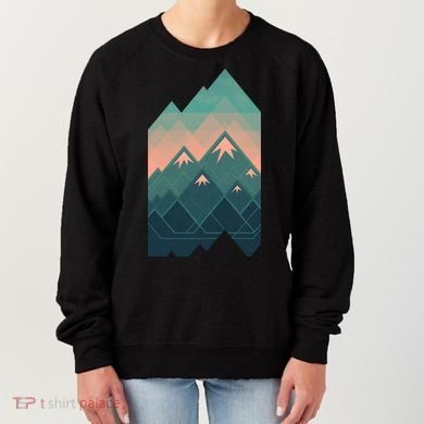 Geometric Mountains Women's Sweatshirt