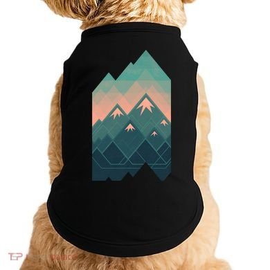 Geometric Mountains Doggie Tank