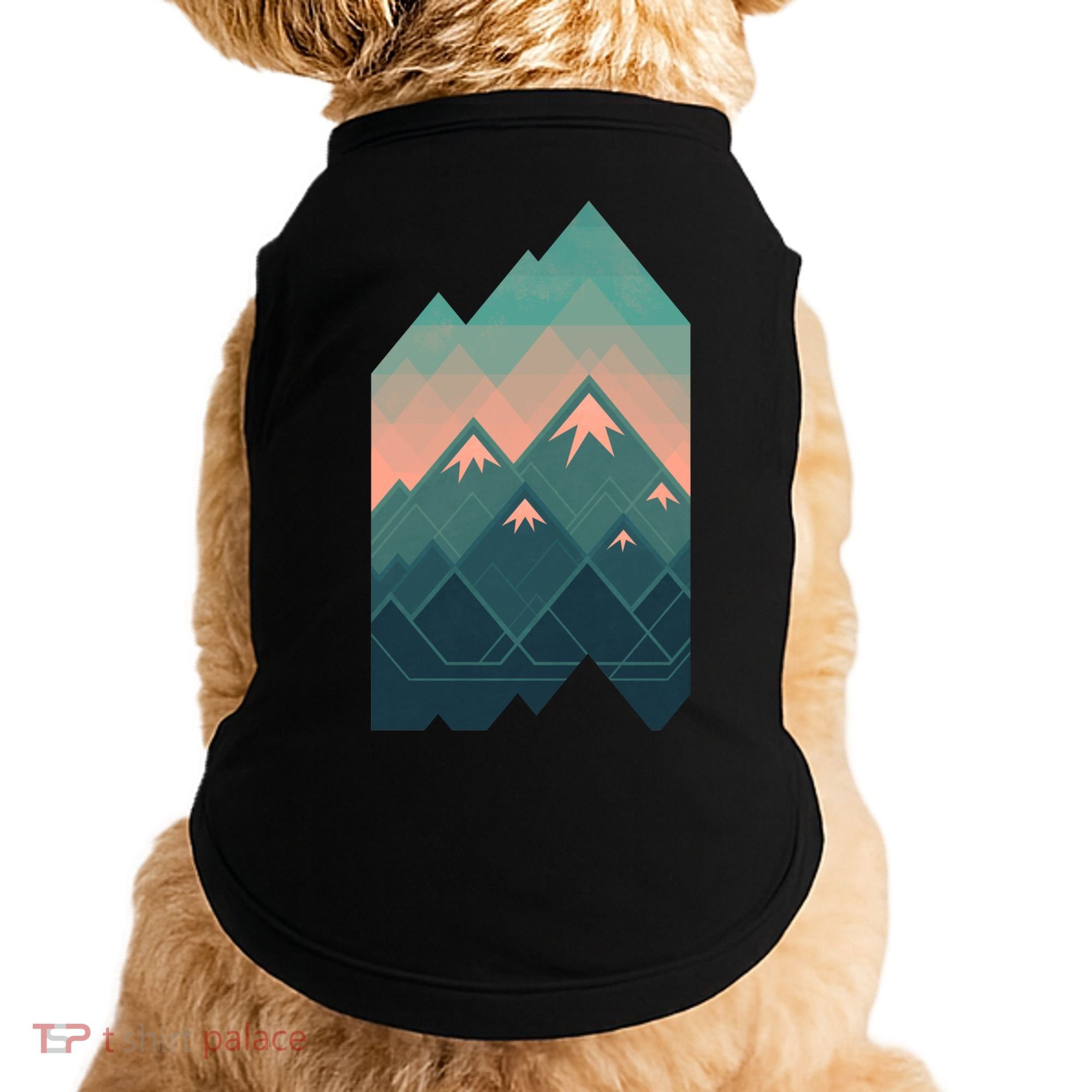 Geometric Mountains Doggie Tank