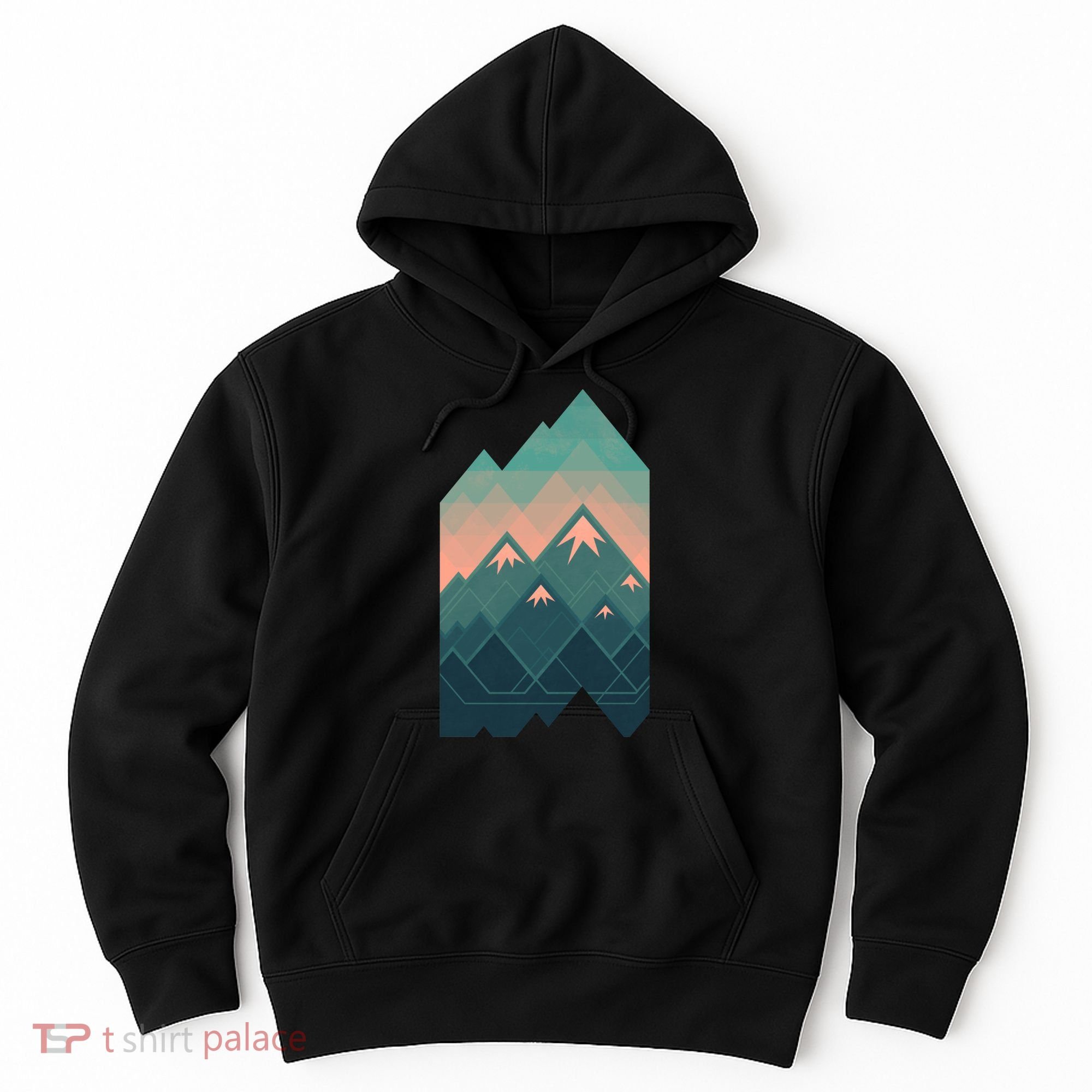 Geometric Mountains Hoodie