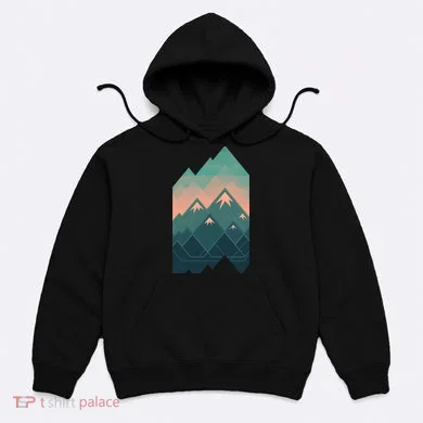 Geometric Mountains Hoodie