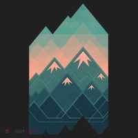Geometric Mountains Beanie thumb 2