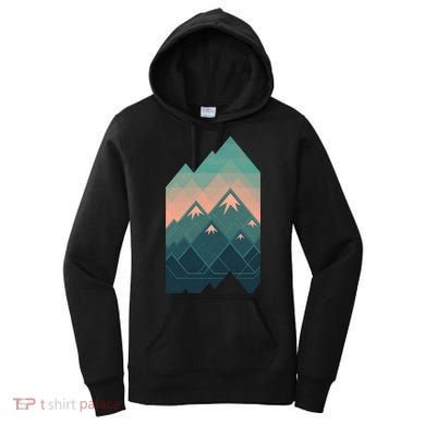 Geometric Mountains Women's Hoodie